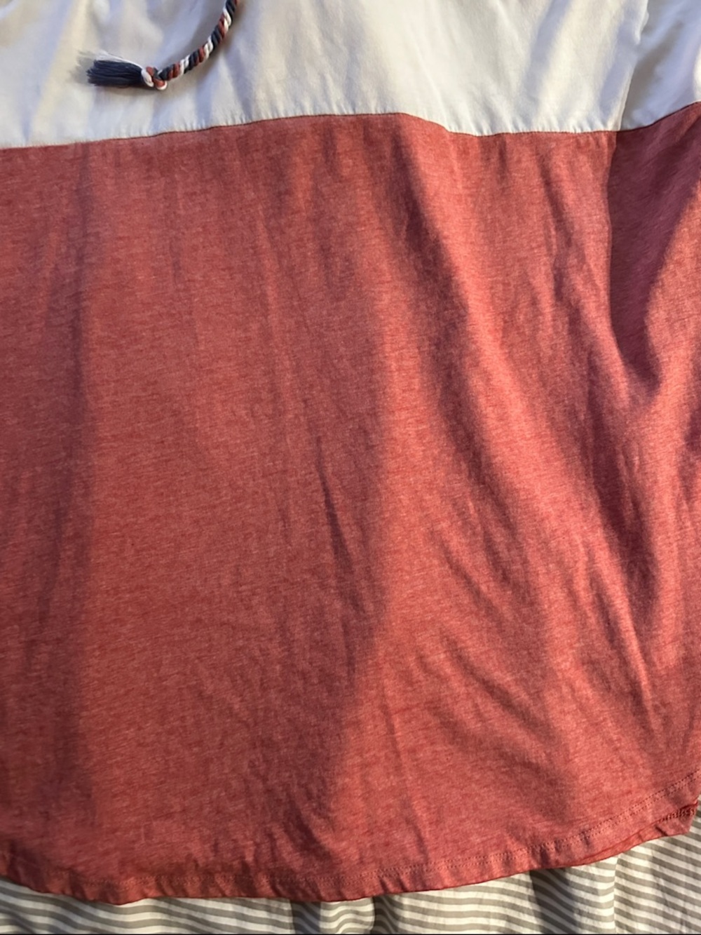Maurices Colorblock Hooded Tunic - Red, White & Blue. 🇺🇸 - Picture 4 of 5